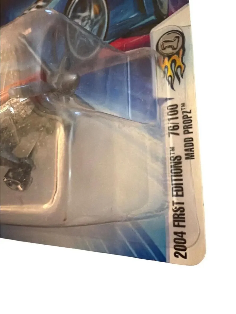 Hot Wheels 2004 First Editions Mad Propz Die-Cast Plane Model 1:64 Scale Red & S
